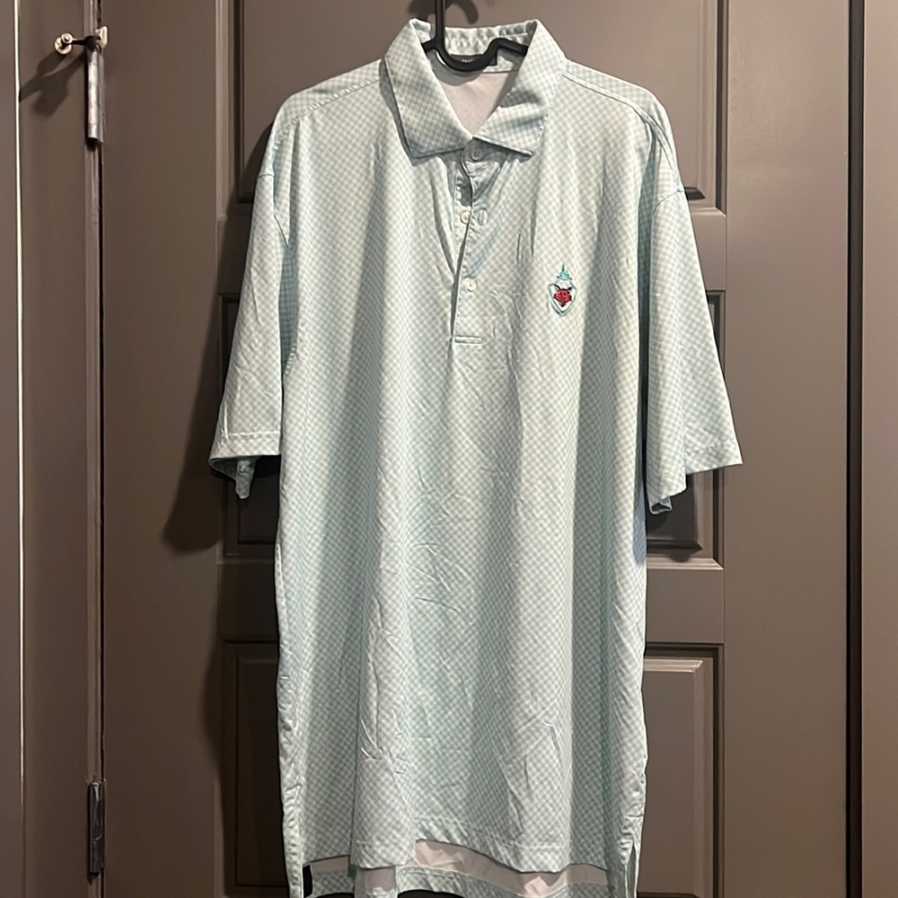 Turtleson Mens Green Golf Polo